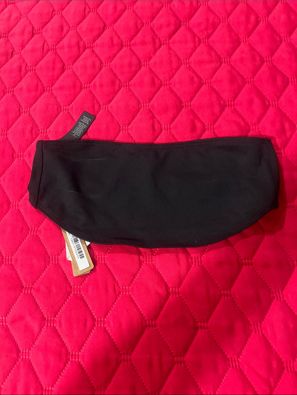 SKIMS Iconic Swim Bandeau Top in Obsidion NWT